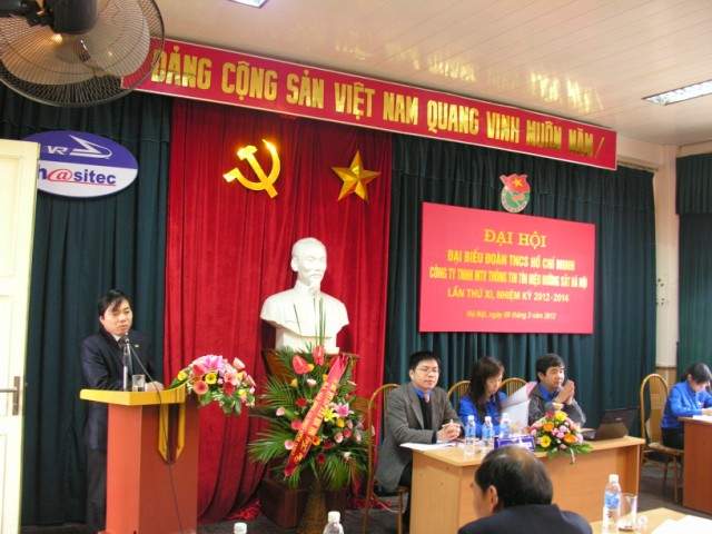 Đ/c Cao Văn Phong, phó Bí thư ĐTN ĐSVN phát biểu chỉ đạo Đại hội
